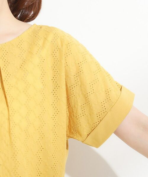 SHOO・LA・RUE / シューラルー カットソー | 【S-LL】大人の上品な甘さ 刺繍レース切り替えトップス | 詳細21