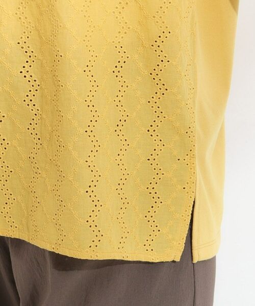 SHOO・LA・RUE / シューラルー カットソー | 【S-LL】大人の上品な甘さ 刺繍レース切り替えトップス | 詳細22