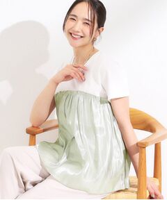 SHOO・LA・RUE / シューラルー カットソー | 【S-LL/ひんやり】インせず決まる ビスチェ風ドッキングトップス