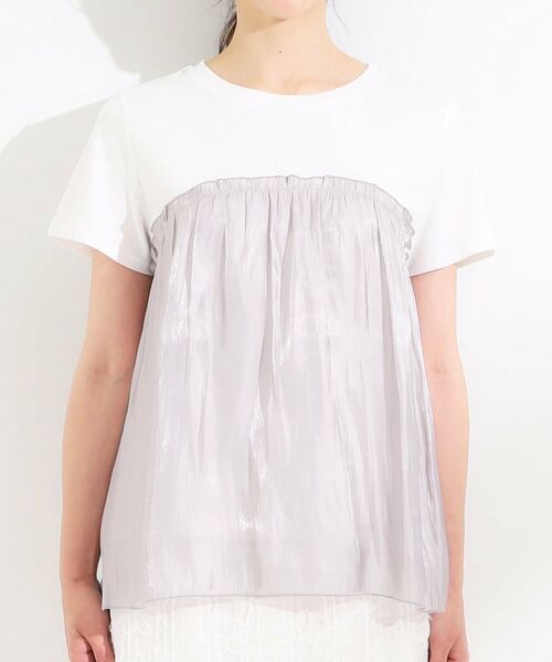 SHOO・LA・RUE / シューラルー カットソー | 【S-LL/ひんやり】インせず決まる ビスチェ風ドッキングトップス | 詳細17