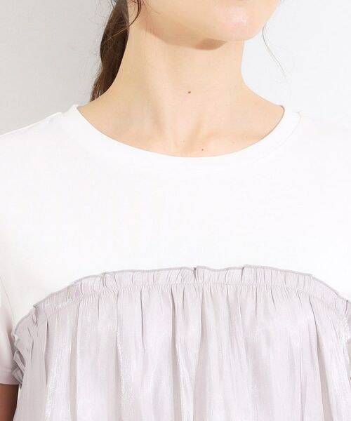 SHOO・LA・RUE / シューラルー カットソー | 【S-LL/ひんやり】インせず決まる ビスチェ風ドッキングトップス | 詳細20