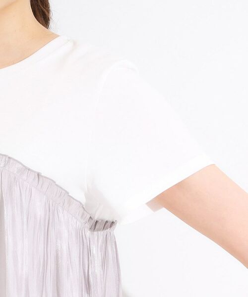 SHOO・LA・RUE / シューラルー カットソー | 【S-LL/ひんやり】インせず決まる ビスチェ風ドッキングトップス | 詳細21