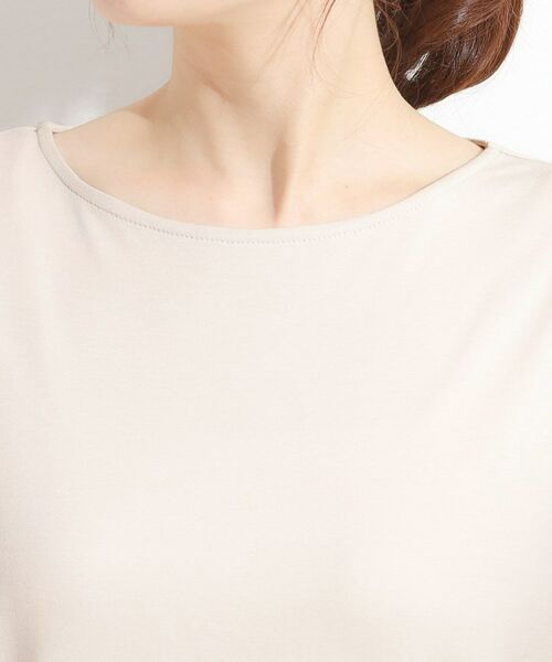 SHOO・LA・RUE / シューラルー カットソー | 【ひんやり/洗える/S-LL】袖ねじりシルケットトップス | 詳細20