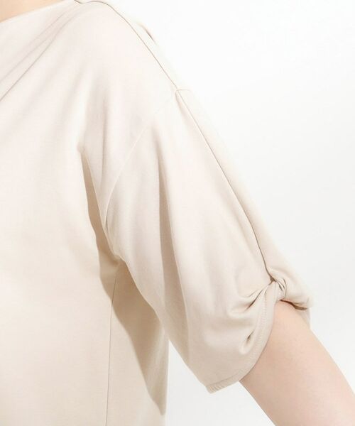 SHOO・LA・RUE / シューラルー カットソー | 【ひんやり/洗える/S-LL】袖ねじりシルケットトップス | 詳細21