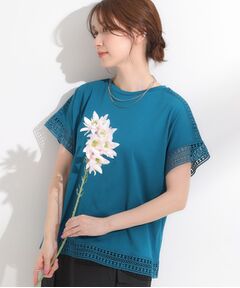 SHOO・LA・RUE / シューラルー カットソー | 【S-LL/ひんやり】インせず決まる 楽してきれいなレース付きトップス