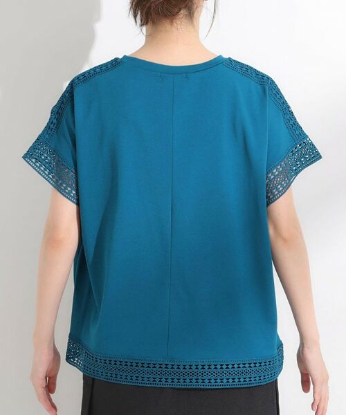 SHOO・LA・RUE / シューラルー カットソー | 【S-LL/ひんやり】インせず決まる 楽してきれいなレース付きトップス | 詳細19