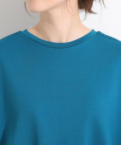 SHOO・LA・RUE / シューラルー カットソー | 【S-LL/ひんやり】インせず決まる 楽してきれいなレース付きトップス | 詳細20