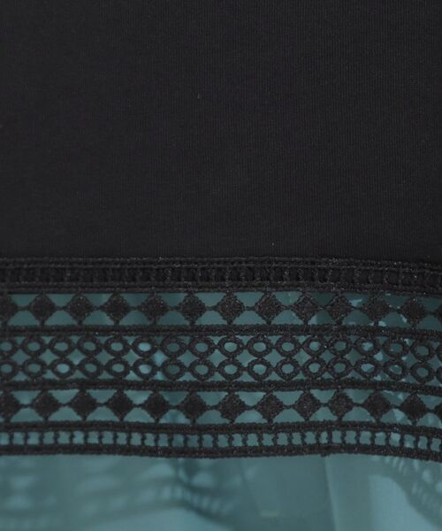 SHOO・LA・RUE / シューラルー カットソー | 【S-LL/ひんやり】インせず決まる 楽してきれいなレース付きトップス | 詳細8