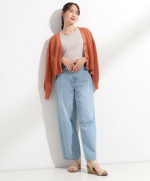 SHOO・LA・RUE / シューラルー カーディガン・ボレロ | キラッと光るラメとスパンコールが印象的 メッシュカーディガン | 詳細11