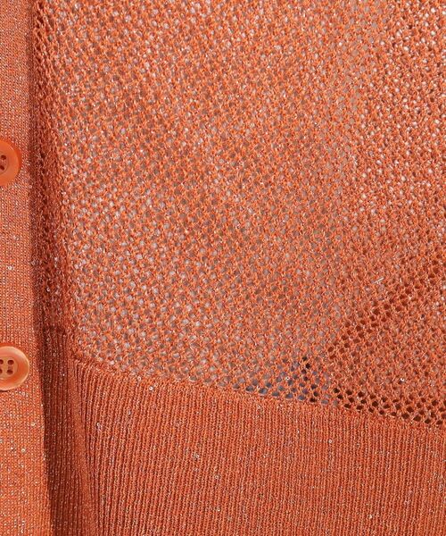 SHOO・LA・RUE / シューラルー カーディガン・ボレロ | キラッと光るラメとスパンコールが印象的 メッシュカーディガン | 詳細12