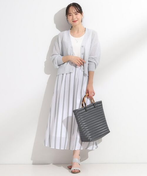 SHOO・LA・RUE / シューラルー カーディガン・ボレロ | キラッと光るラメとスパンコールが印象的 メッシュカーディガン | 詳細15