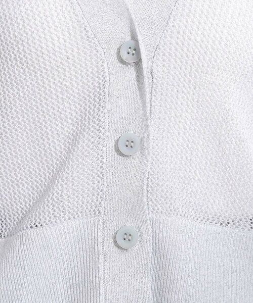 SHOO・LA・RUE / シューラルー カーディガン・ボレロ | キラッと光るラメとスパンコールが印象的 メッシュカーディガン | 詳細16