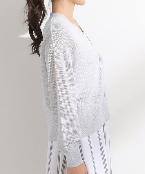 SHOO・LA・RUE / シューラルー カーディガン・ボレロ | キラッと光るラメとスパンコールが印象的 メッシュカーディガン | 詳細18