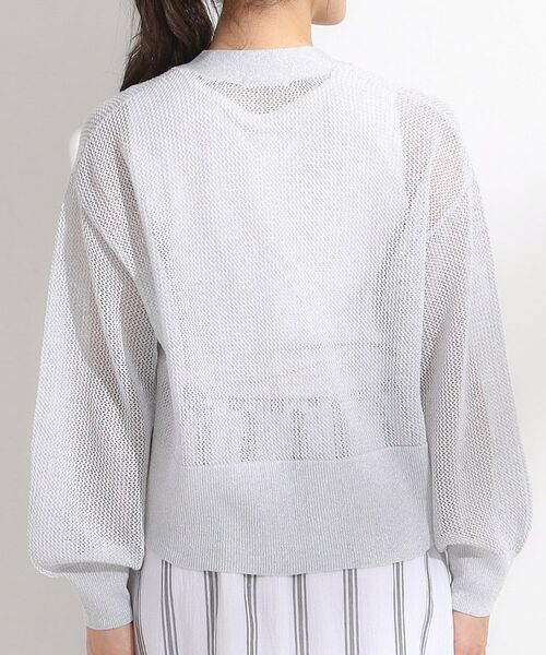 SHOO・LA・RUE / シューラルー カーディガン・ボレロ | キラッと光るラメとスパンコールが印象的 メッシュカーディガン | 詳細19