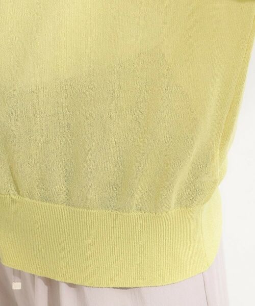 SHOO・LA・RUE / シューラルー カーディガン・ボレロ | 冷房対策にも 上品なシアー感のニットパーカ | 詳細18