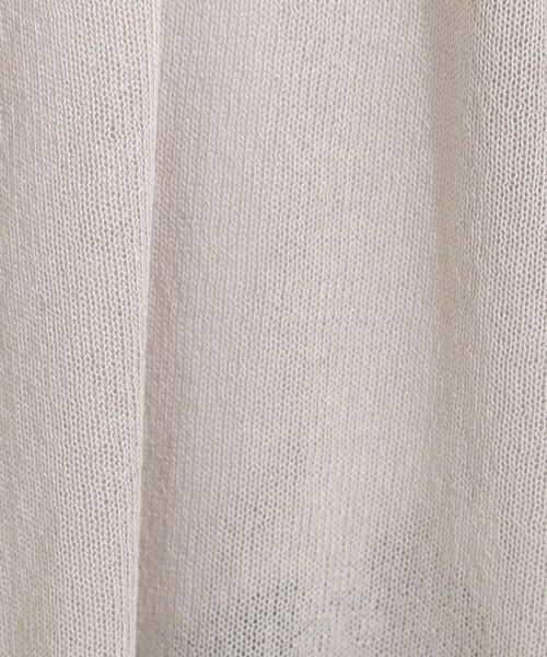 SHOO・LA・RUE / シューラルー カーディガン・ボレロ | 冷房対策にも 上品なシアー感のニットパーカ | 詳細8