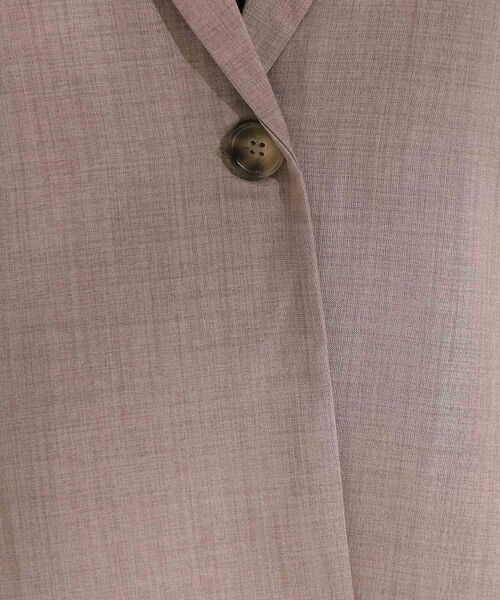 SHOO・LA・RUE / シューラルー テーラードジャケット | 【S-LL】さらりと着たい大人のための 麻調半袖ジャケット | 詳細12