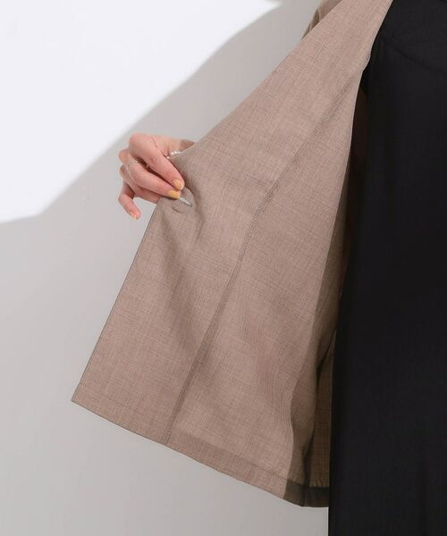 SHOO・LA・RUE / シューラルー テーラードジャケット | 【S-LL】さらりと着たい大人のための 麻調半袖ジャケット | 詳細19
