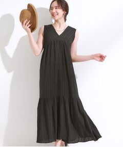 SHOO・LA・RUE / シューラルー ロング・マキシ丈ワンピース | 【S-LL】後ろ姿も抜かりなく 1枚でサマ見え ティアードワンピース