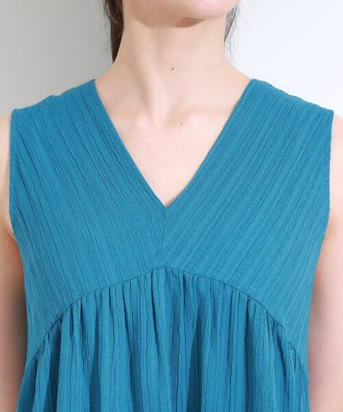 SHOO・LA・RUE / シューラルー ロング・マキシ丈ワンピース | 【S-LL】後ろ姿も抜かりなく 1枚でサマ見え ティアードワンピース | 詳細16