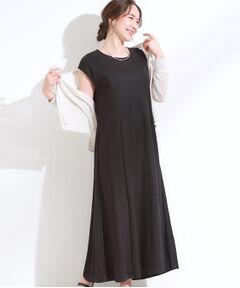 SHOO・LA・RUE / シューラルー ロング・マキシ丈ワンピース | 【S-LL/ひんやり】切替ラインですっきりと 1枚で着られるロングワンピース