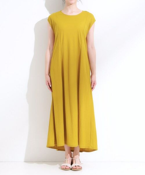 SHOO・LA・RUE / シューラルー ロング・マキシ丈ワンピース | 【S-LL/ひんやり】切替ラインですっきりと 1枚で着られるロングワンピース | 詳細13