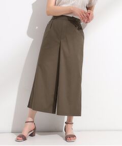 SHOO・LA・RUE / シューラルー ショート・ハーフ・半端丈パンツ | 【S-LL/ひんやり/UV】すっきり見えマリン風 ガウチョパンツ