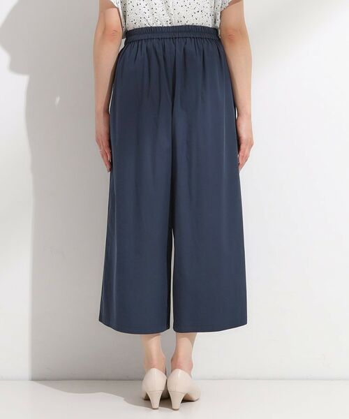 SHOO・LA・RUE / シューラルー ショート・ハーフ・半端丈パンツ | 【S-LL/ひんやり/UV】すっきり見えマリン風 ガウチョパンツ | 詳細15