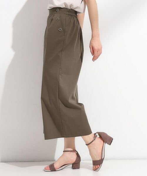 SHOO・LA・RUE / シューラルー ショート・ハーフ・半端丈パンツ | 【S-LL/ひんやり/UV】すっきり見えマリン風 ガウチョパンツ | 詳細6