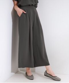 SHOO・LA・RUE / シューラルー ショート・ハーフ・半端丈パンツ | 【S-LL/セットアップ可/ひんやり】下半身カバーにも タックスカーチョ