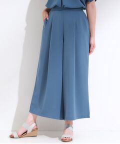 SHOO・LA・RUE / シューラルー ショート・ハーフ・半端丈パンツ | 【S-LL/セットアップ可/ひんやり】下半身カバーにも タックスカーチョ