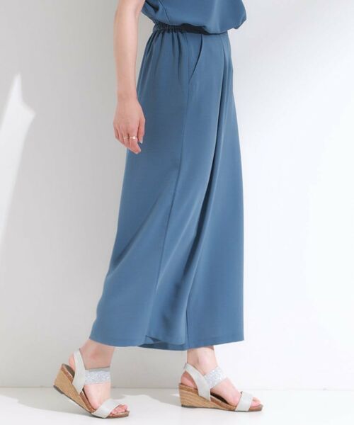 SHOO・LA・RUE / シューラルー ショート・ハーフ・半端丈パンツ | 【S-LL/セットアップ可/ひんやり】下半身カバーにも タックスカーチョ | 詳細13