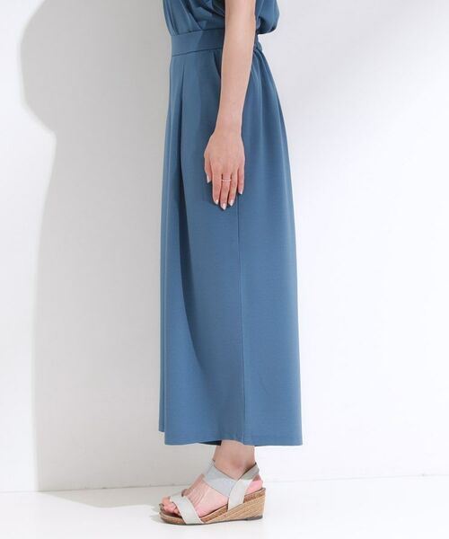 SHOO・LA・RUE / シューラルー ショート・ハーフ・半端丈パンツ | 【S-LL/セットアップ可/ひんやり】下半身カバーにも タックスカーチョ | 詳細18