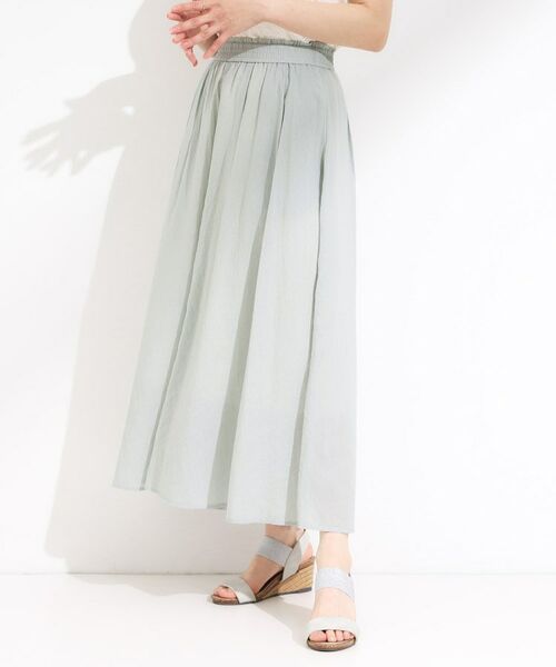 SHOO・LA・RUE / シューラルー ショート・ハーフ・半端丈パンツ | 【S-LL/裏地ひんやり】エアリーで涼やか 大人のシアースカーチョ | 詳細14