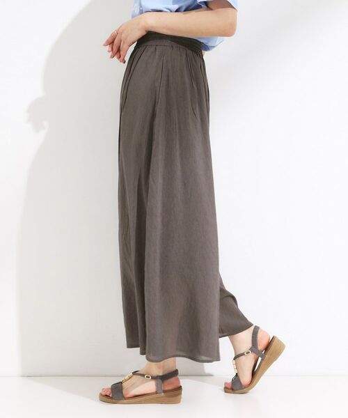 SHOO・LA・RUE / シューラルー ショート・ハーフ・半端丈パンツ | 【S-LL/裏地ひんやり】エアリーで涼やか 大人のシアースカーチョ | 詳細2