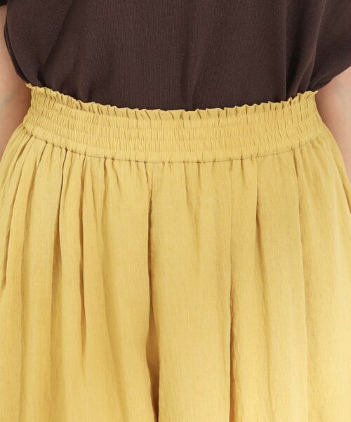 SHOO・LA・RUE / シューラルー ショート・ハーフ・半端丈パンツ | 【S-LL/裏地ひんやり】エアリーで涼やか 大人のシアースカーチョ | 詳細20