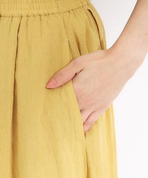 SHOO・LA・RUE / シューラルー ショート・ハーフ・半端丈パンツ | 【S-LL/裏地ひんやり】エアリーで涼やか 大人のシアースカーチョ | 詳細21