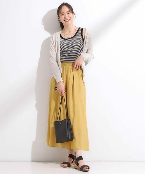 SHOO・LA・RUE / シューラルー ショート・ハーフ・半端丈パンツ | 【S-LL/裏地ひんやり】エアリーで涼やか 大人のシアースカーチョ | 詳細23