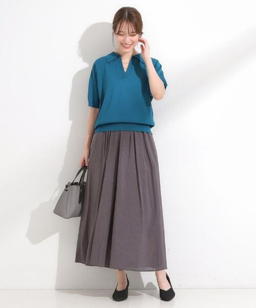 SHOO・LA・RUE / シューラルー ショート・ハーフ・半端丈パンツ | 【S-LL/裏地ひんやり】エアリーで涼やか 大人のシアースカーチョ | 詳細25