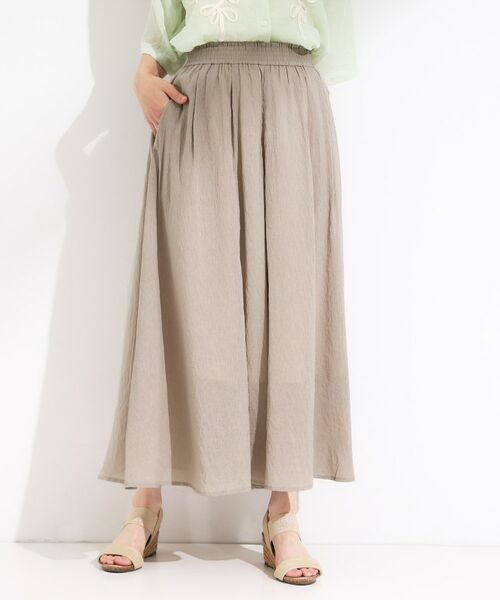 SHOO・LA・RUE / シューラルー ショート・ハーフ・半端丈パンツ | 【S-LL/裏地ひんやり】エアリーで涼やか 大人のシアースカーチョ | 詳細5