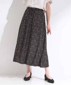 SHOO・LA・RUE / シューラルー ショート・ハーフ・半端丈パンツ | 【S-LL/裏地ひんやり】スカート見えで上品に マットサテンスカーチョ