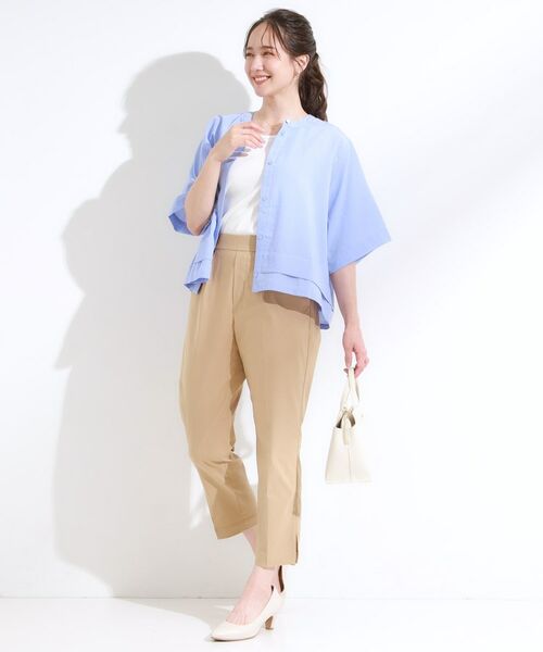 SHOO・LA・RUE / シューラルー ショート・ハーフ・半端丈パンツ | 【S-LL/ひんやり】きれいめにもカジュアルにも サブリナパンツ | 詳細10