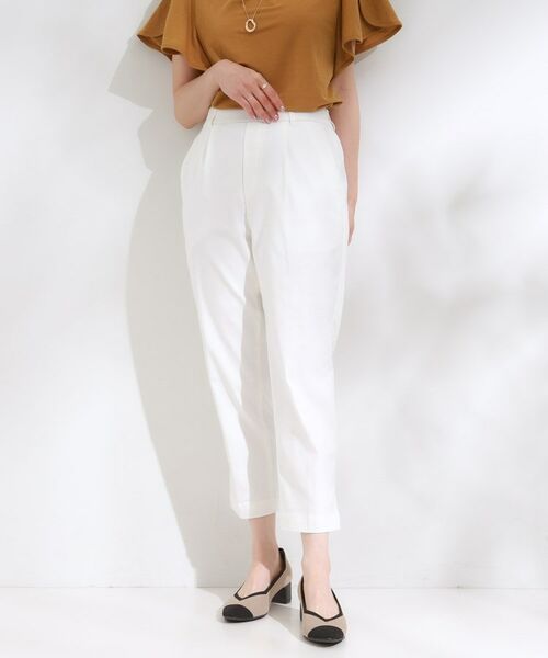 SHOO・LA・RUE / シューラルー ショート・ハーフ・半端丈パンツ | 【S-LL/ひんやり】きれいめにもカジュアルにも サブリナパンツ | 詳細4