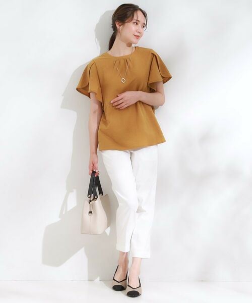 SHOO・LA・RUE / シューラルー ショート・ハーフ・半端丈パンツ | 【S-LL/ひんやり】きれいめにもカジュアルにも サブリナパンツ | 詳細6