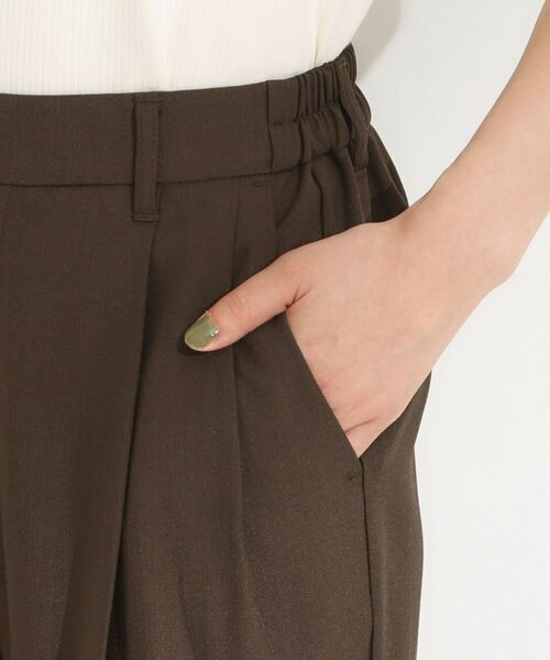 SHOO・LA・RUE / シューラルー パンツ | 【S-LL】きれいめにもカジュアルにも 麻調テーパードパンツ | 詳細17