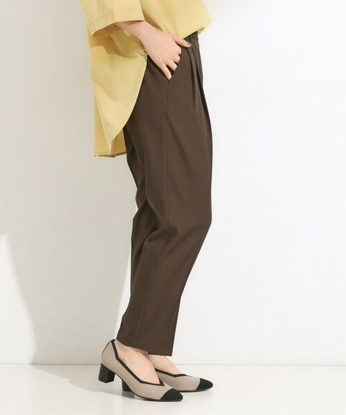 SHOO・LA・RUE / シューラルー パンツ | 【S-LL】きれいめにもカジュアルにも 麻調テーパードパンツ | 詳細5