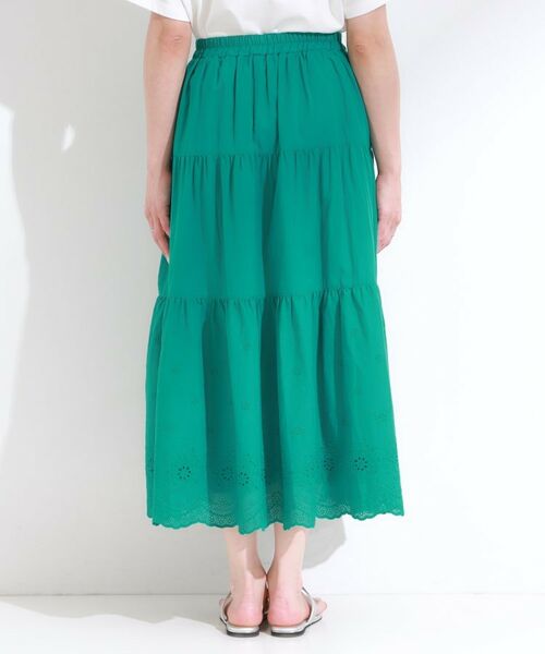 SHOO・LA・RUE / シューラルー ロング・マキシ丈スカート | 華やかさをプラスする 刺繍レースティアードスカート | 詳細15