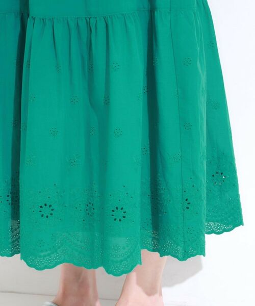 SHOO・LA・RUE / シューラルー ロング・マキシ丈スカート | 華やかさをプラスする 刺繍レースティアードスカート | 詳細17
