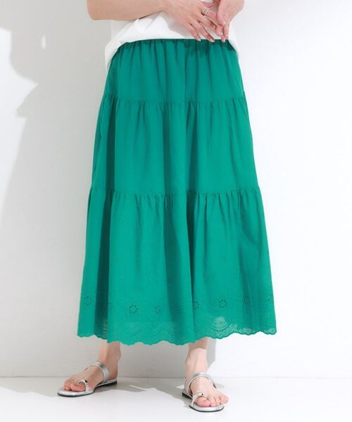 SHOO・LA・RUE / シューラルー ロング・マキシ丈スカート | 華やかさをプラスする 刺繍レースティアードスカート | 詳細9