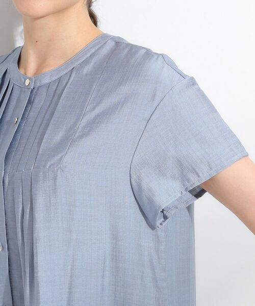 SHOO・LA・RUE / シューラルー シャツ・ブラウス | 【S-LL/ひんやり】インせず決まる タックプリーツシャツ | 詳細17